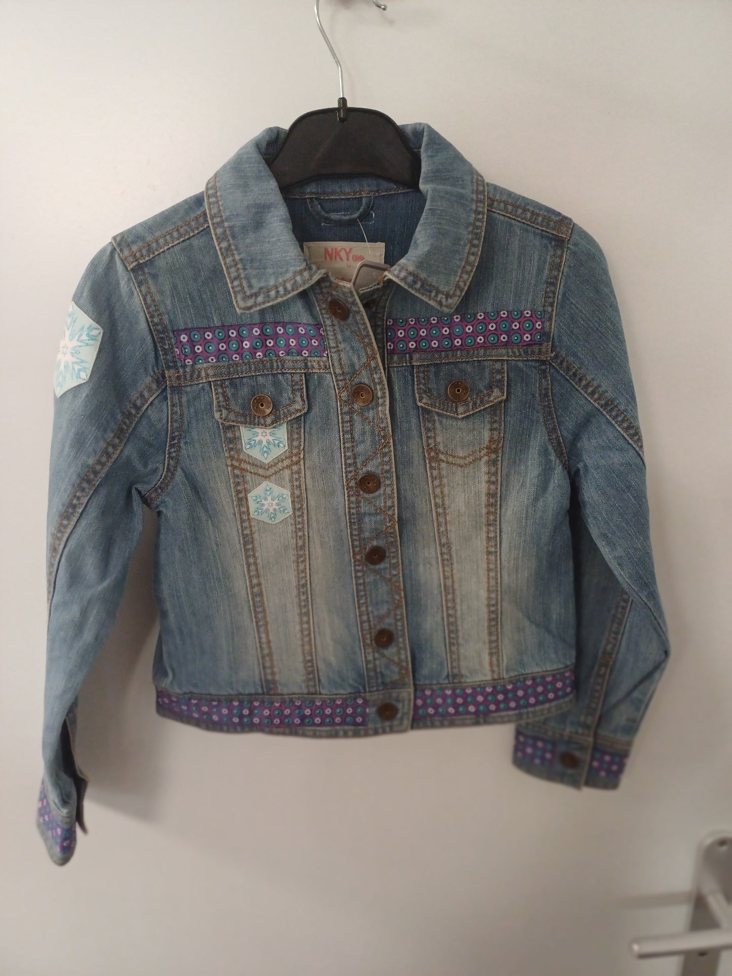 SURCYCLAGE : Veste en jean 025 012 - Taille : 8 ans