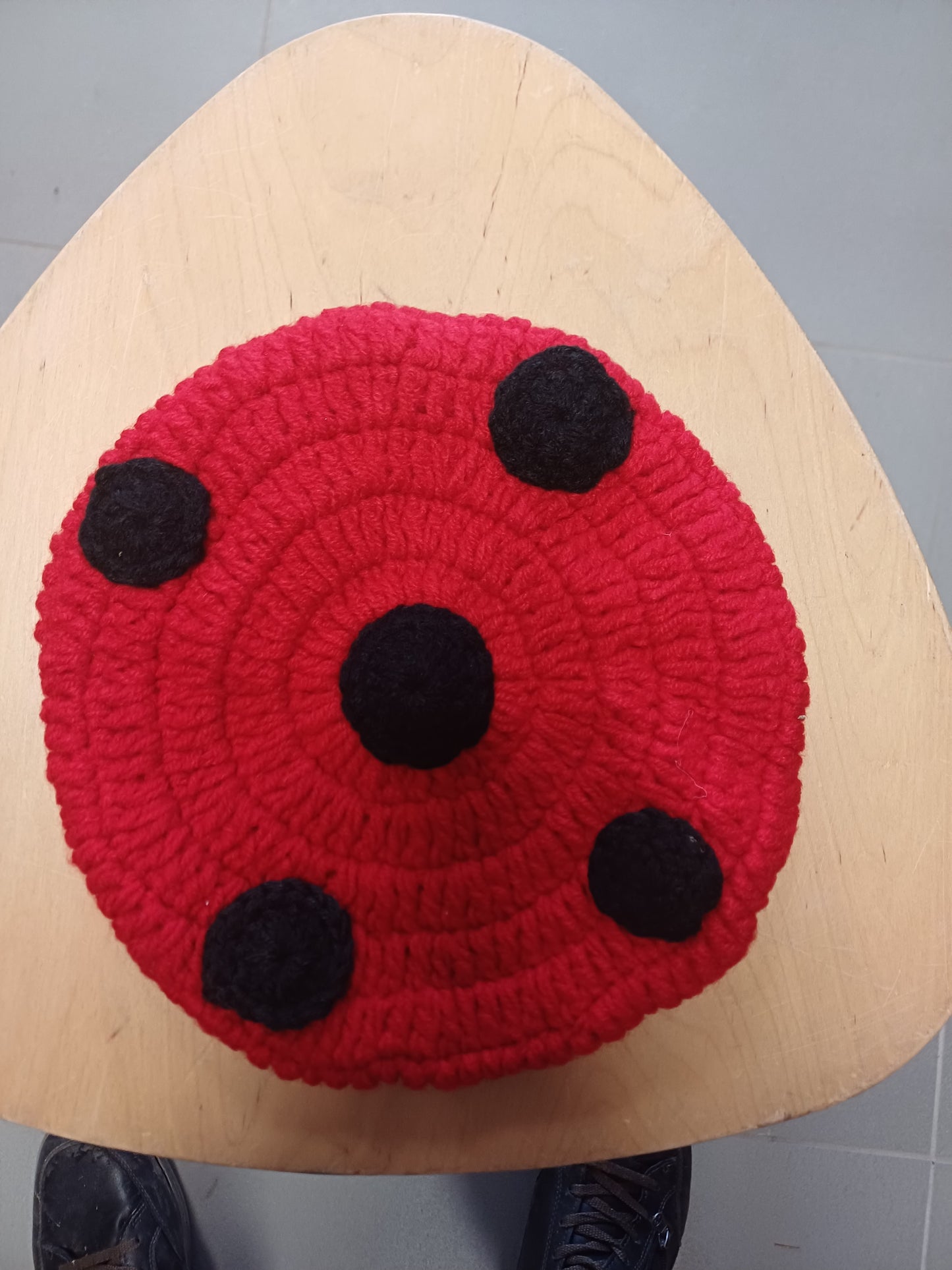 Bonnet coccinelle 010 197 - Taille 3/6 mois